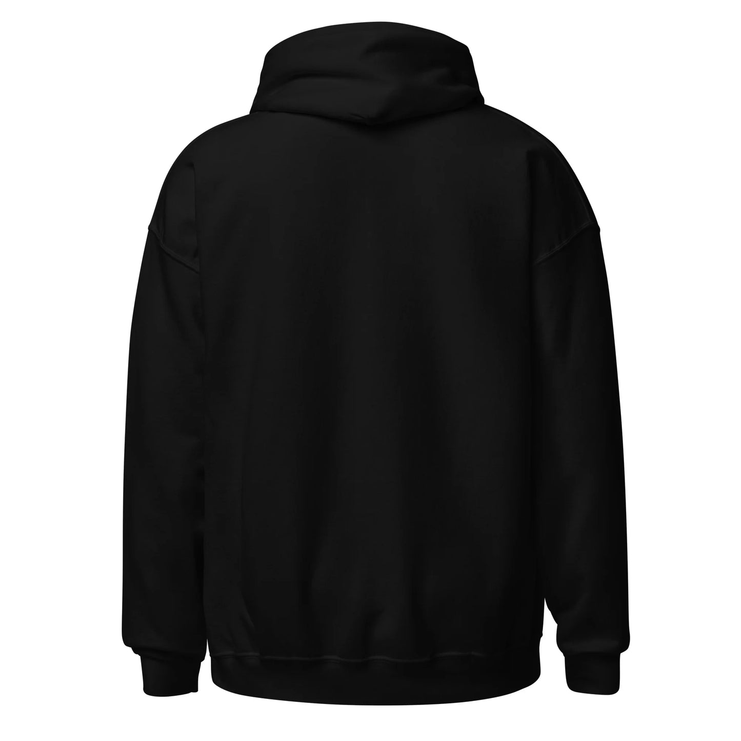Handshake Printed Pullover Hoodie - Black π€
