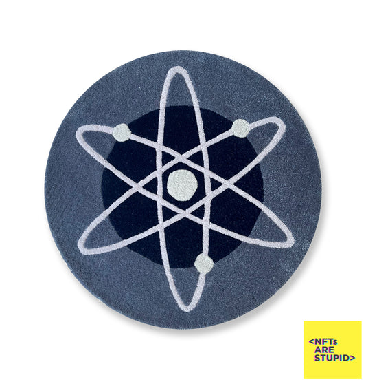Alfombra con logo Cosmos ATOM