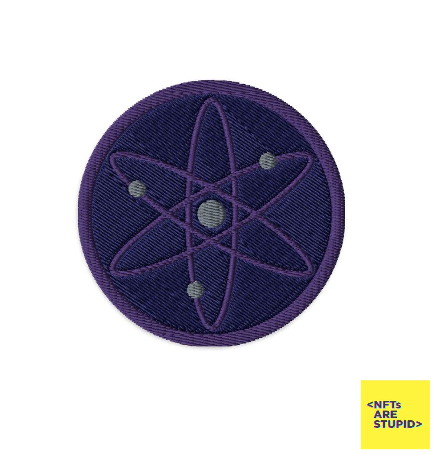 Parche con el logotipo de Cosmos ATOM