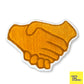 Apretón de manos HNS Emoji Logo Alfombra