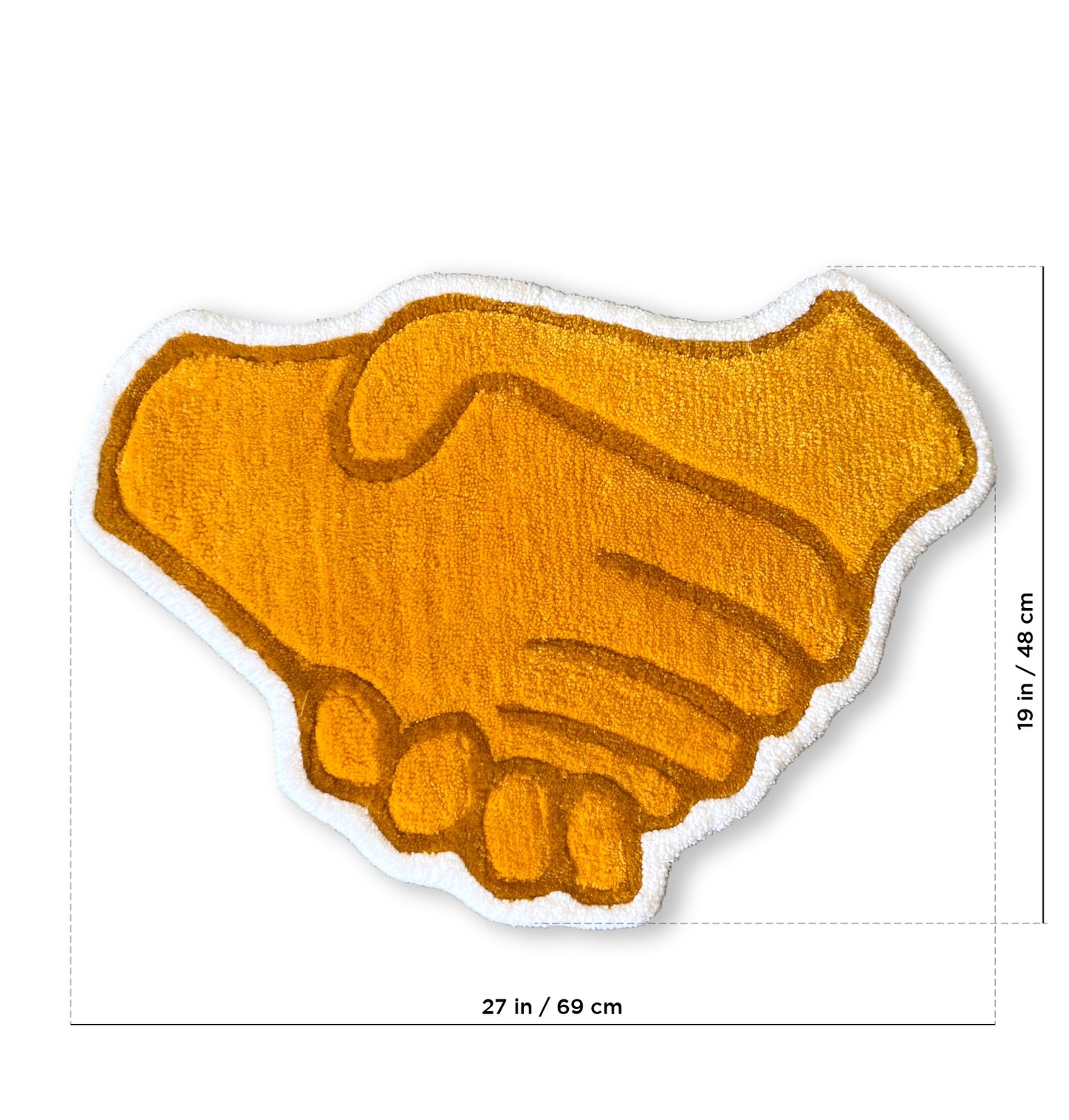 Handshake HNS Emoji Logo Rug 🤝