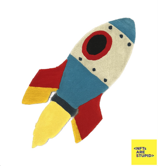 Rocket Emoji Rug 🚀