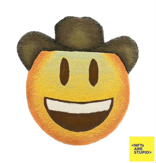 Cowboy Emoji Rug 🤠