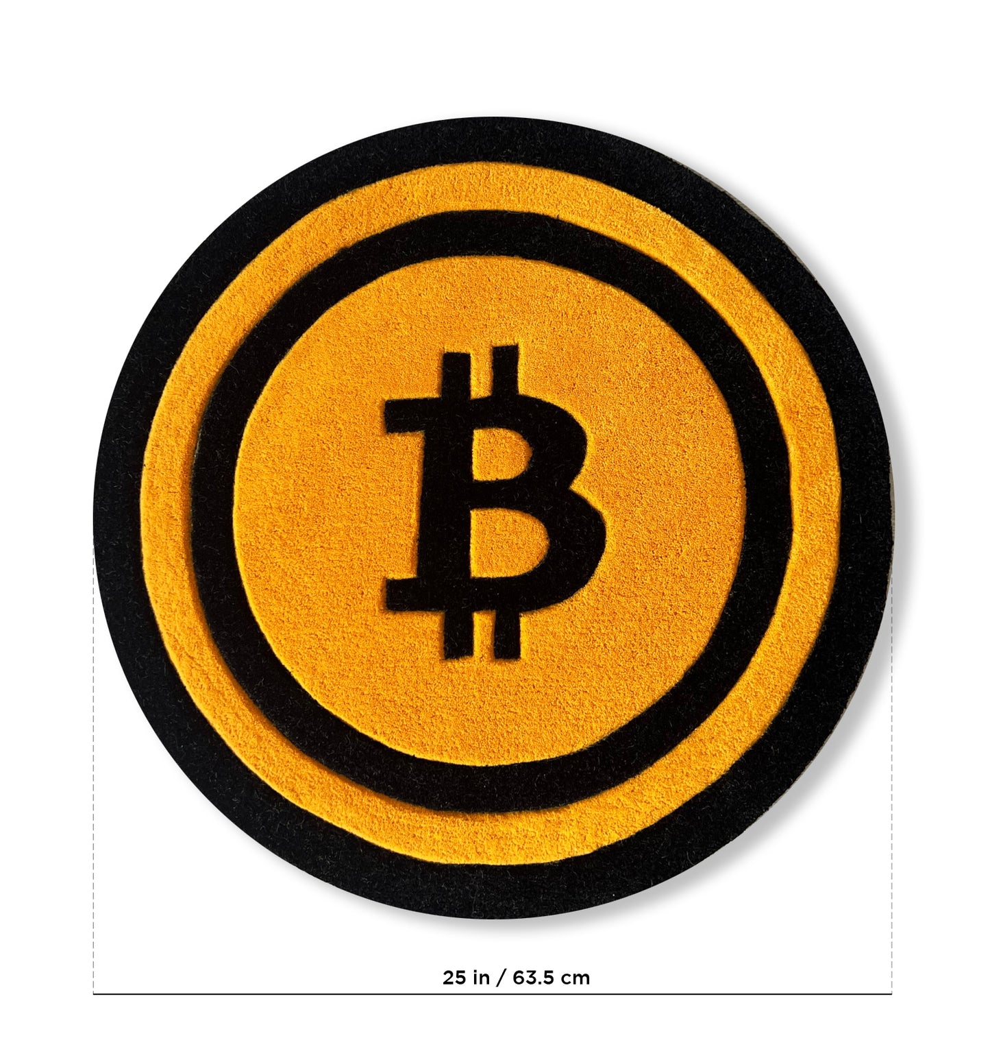 Bitcoin BTC Logo Rug ₿